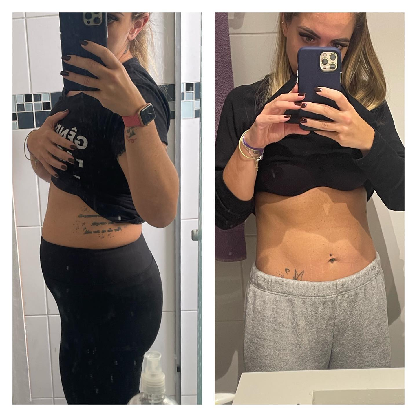 Antes e depois de Sandra